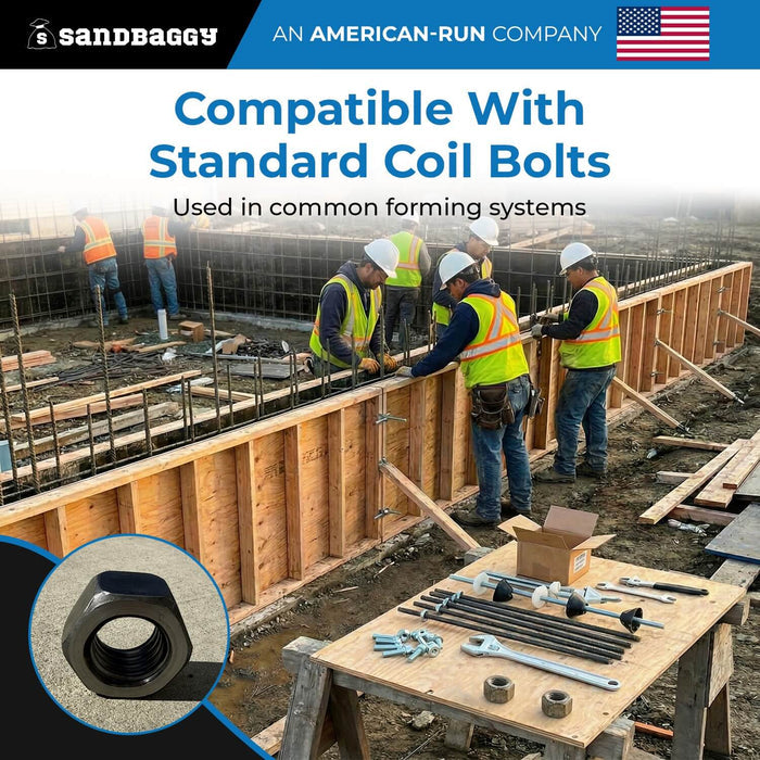 1-1/2 inch coil nut