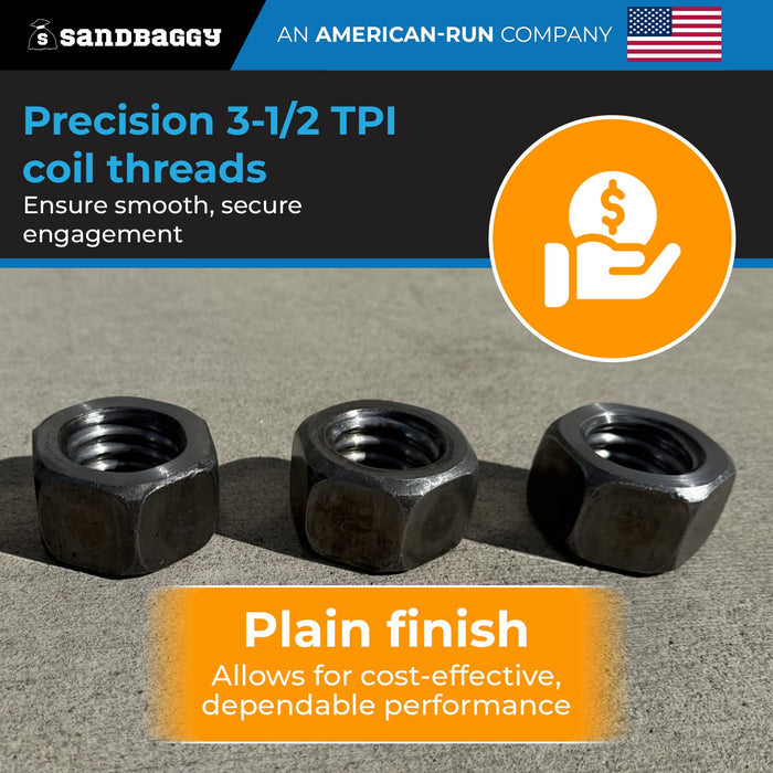 1-1/2 inch coil nut