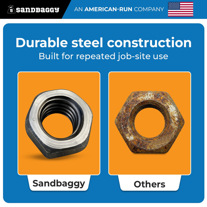 1-1/2" Standard Coil Rod Nut, Plain – Steel Concrete Forming Hardware