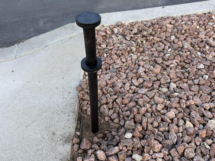 1" x 20" Commercial Grade Steel Tent Stake – Double Headed Spikes