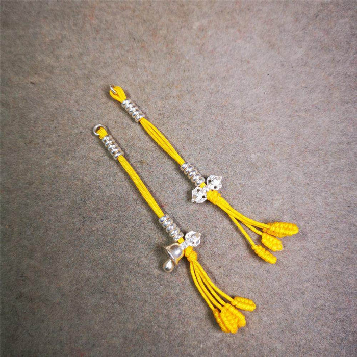 3mm Silver Prayer Bead Counters - Tibetan Buddhist art, view 4