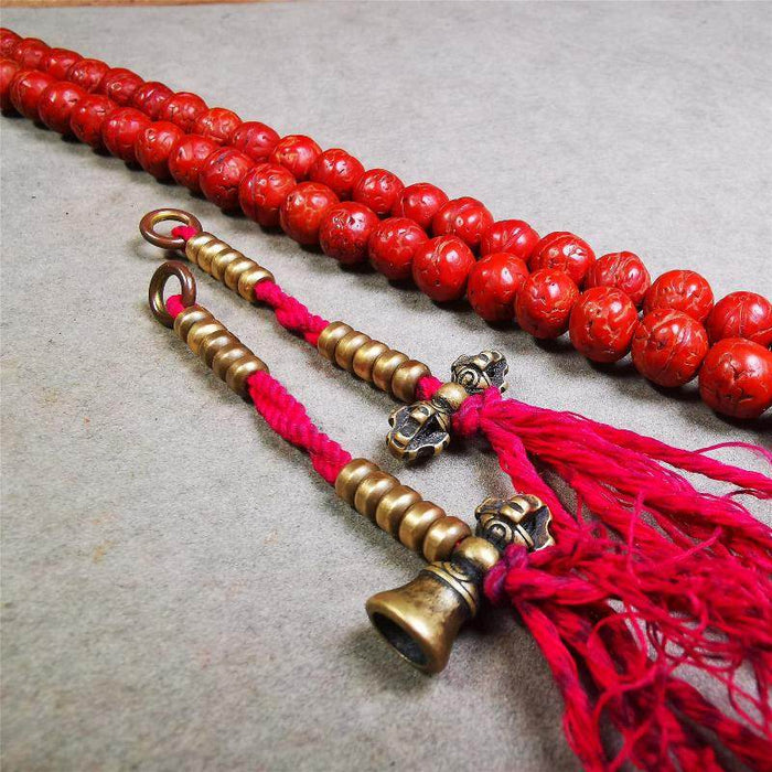 5mm Brass Prayer Bead Counters - Tibetan Buddhist art, view 4