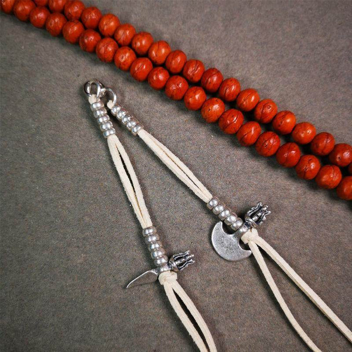 5mm Brass Prayer Bead Counters - Tibetan Buddhist art, view 4