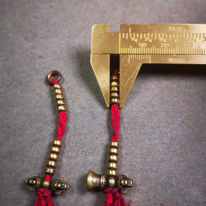 5mm Brass Prayer Bead Counters - Tibetan Buddhist art, view 6