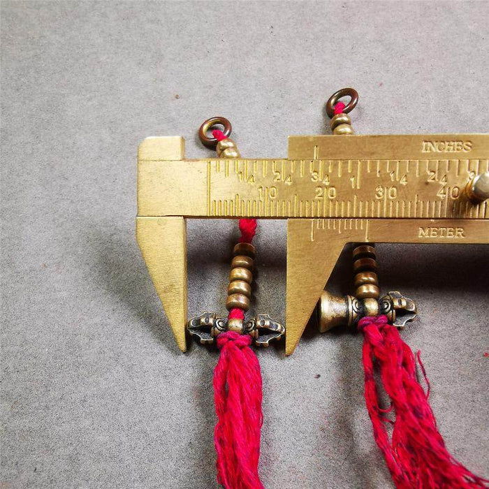 5mm Brass Prayer Bead Counters - Tibetan Buddhist art, view 8