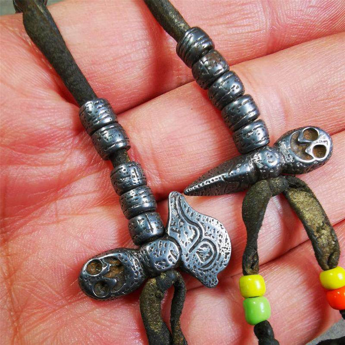 6mm Cold Iron Prayer Bead Counters - Tibetan Buddhist art, view 4