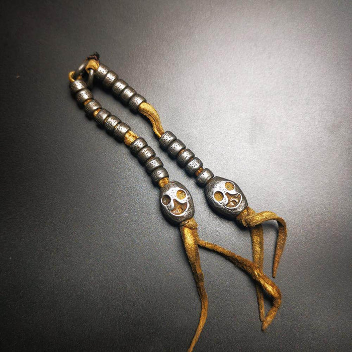 6mm Cold Iron Prayer Bead Counters - Tibetan Buddhist art, view 7