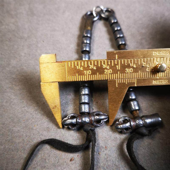 6mm Cold Iron Prayer Bead Counters - Tibetan Buddhist art, view 7