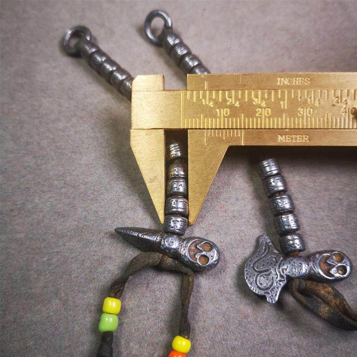 6mm Cold Iron Prayer Bead Counters - Tibetan Buddhist art, view 7