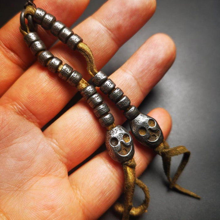 6mm Cold Iron Prayer Bead Counters - Tibetan Buddhist art, view 8