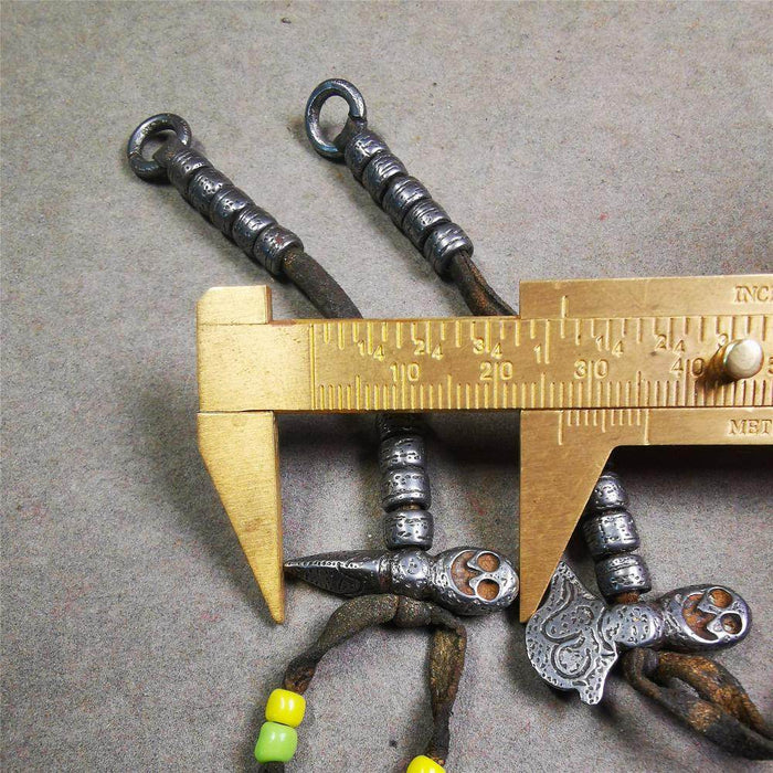 6mm Cold Iron Prayer Bead Counters - Tibetan Buddhist art, view 8