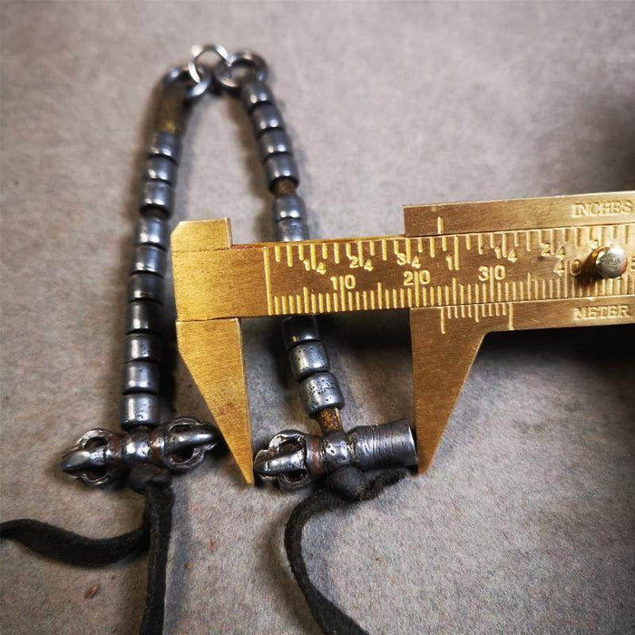 6mm Cold Iron Prayer Bead Counters - Tibetan Buddhist art, view 8