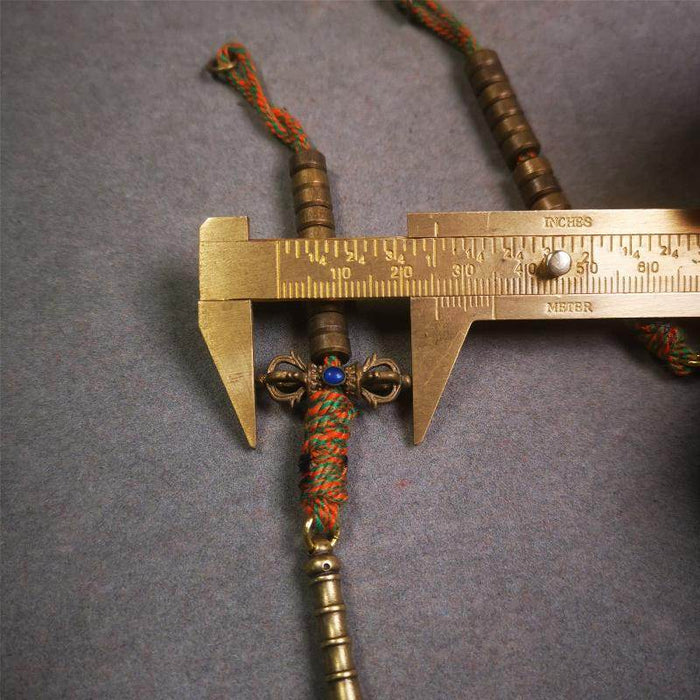 7mm Brass Prayer Bead Counters - Tibetan Buddhist art, view 8