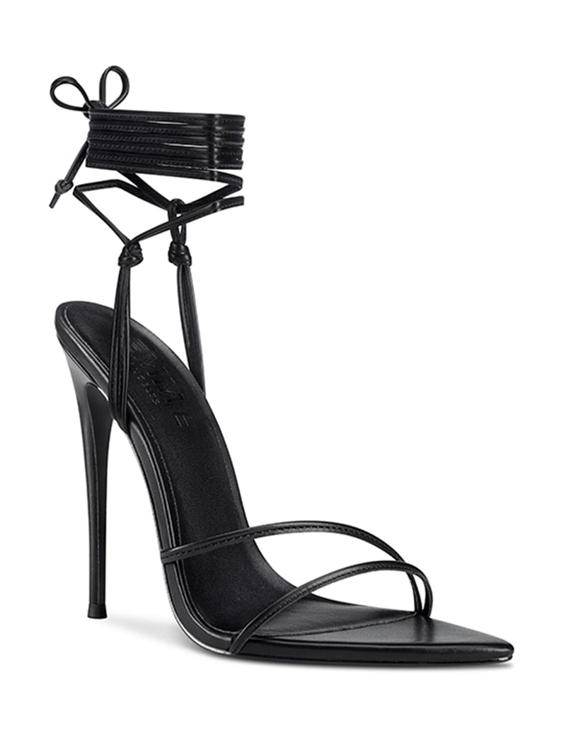 821 Kika Lace - Up - Noir - FEMME LA