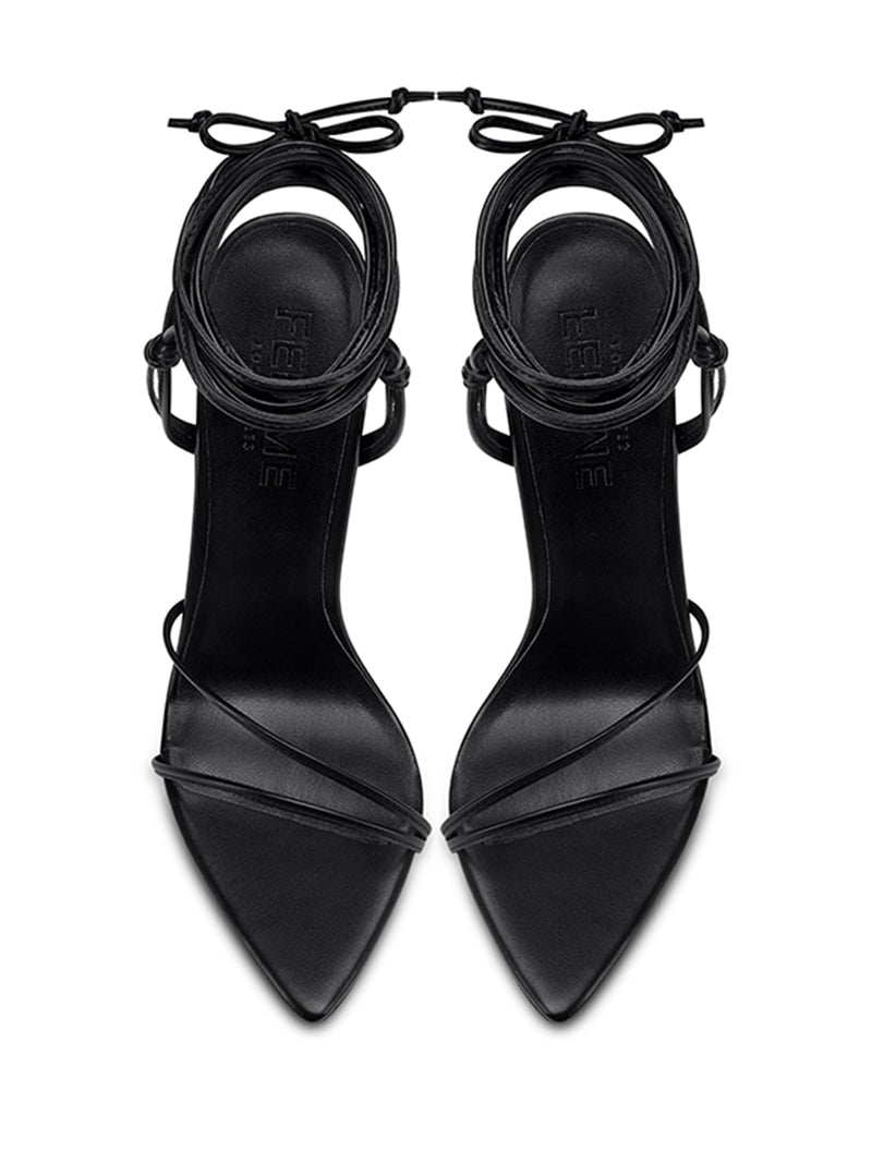 821 Kika Lace - Up - Noir - FEMME LA