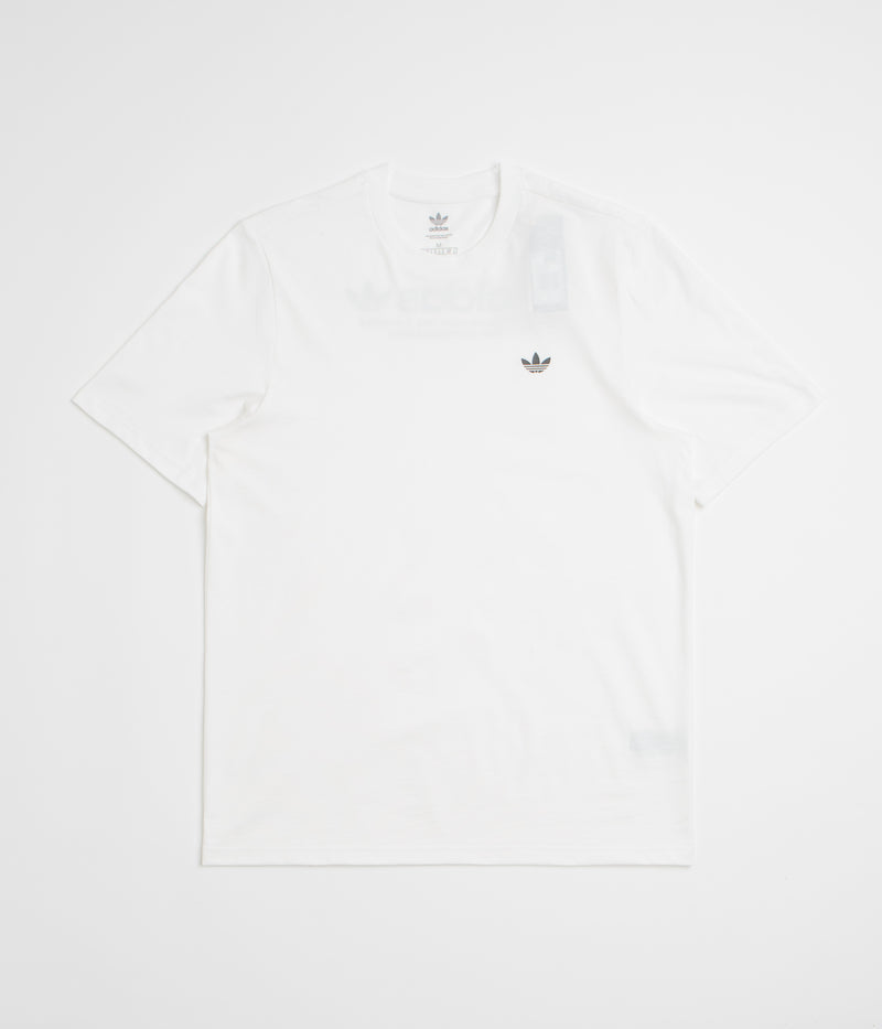Adidas 4.0 Logo T-Shirt in White and Black / Black