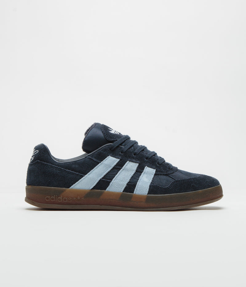 Adidas Aloha Super Shoes in Legend Ink and Clear Sky / Gum5