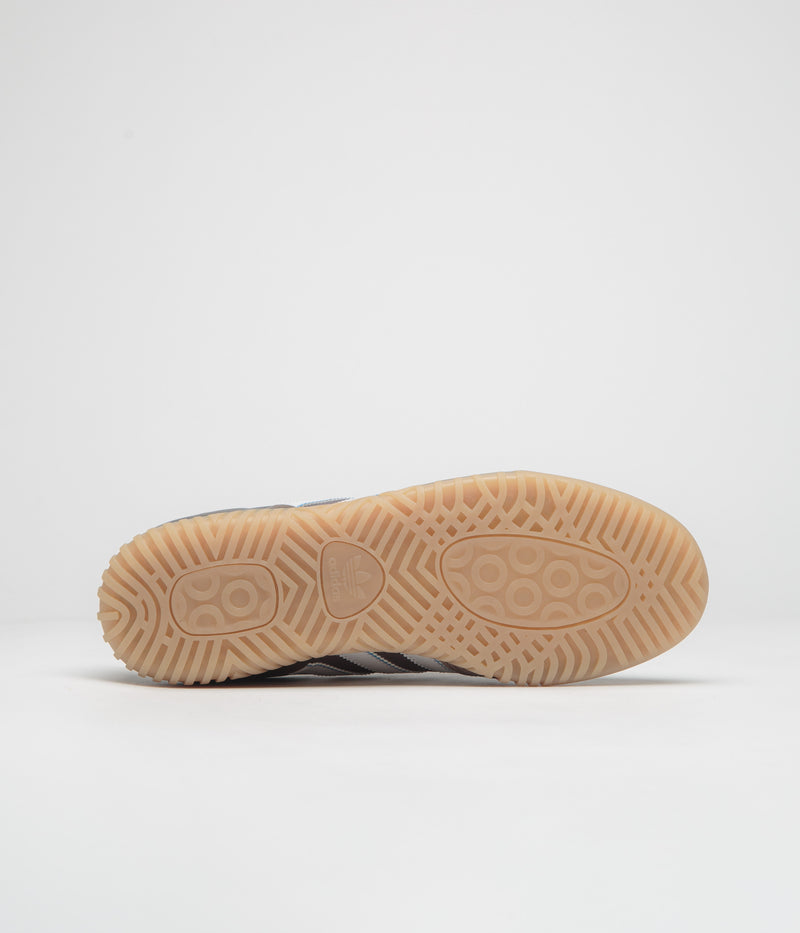 Adidas Busenitz Indoor Super Shoes in Earth Strata and Crystal White / Charcoal