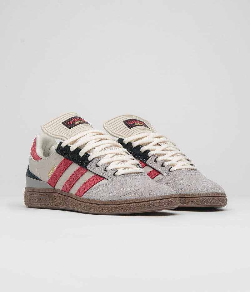 Adidas Busenitz Shoes in Clear Brown and Better Scarlet / Gum5