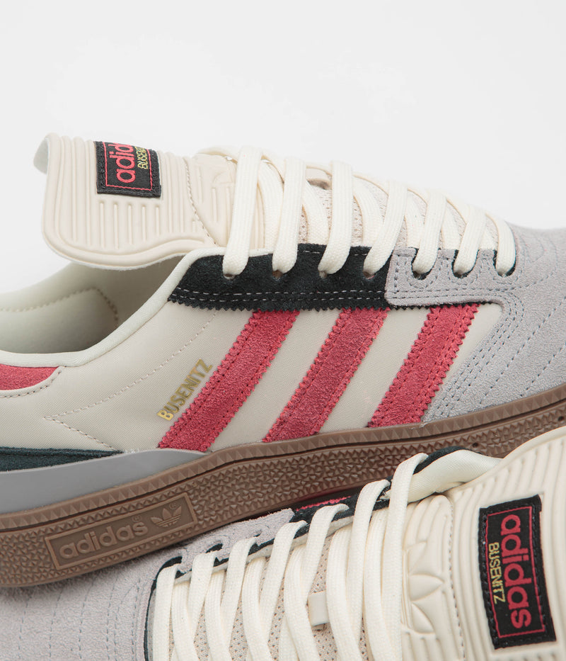 Adidas Busenitz Shoes in Clear Brown and Better Scarlet / Gum5