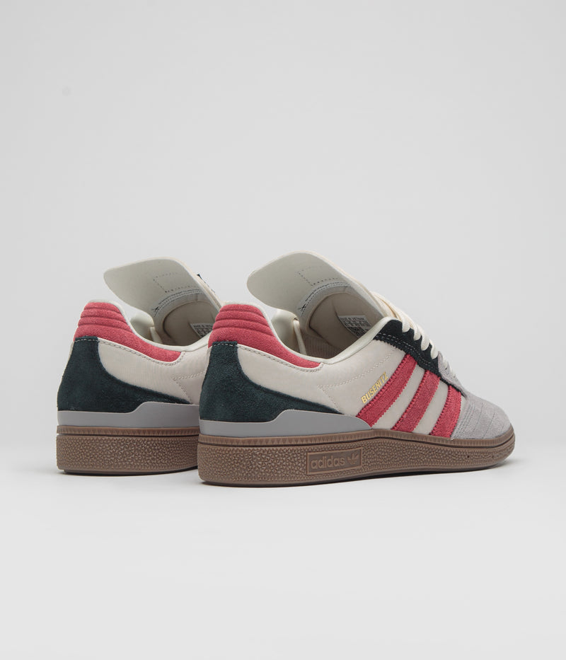 Adidas Busenitz Shoes in Clear Brown and Better Scarlet / Gum5