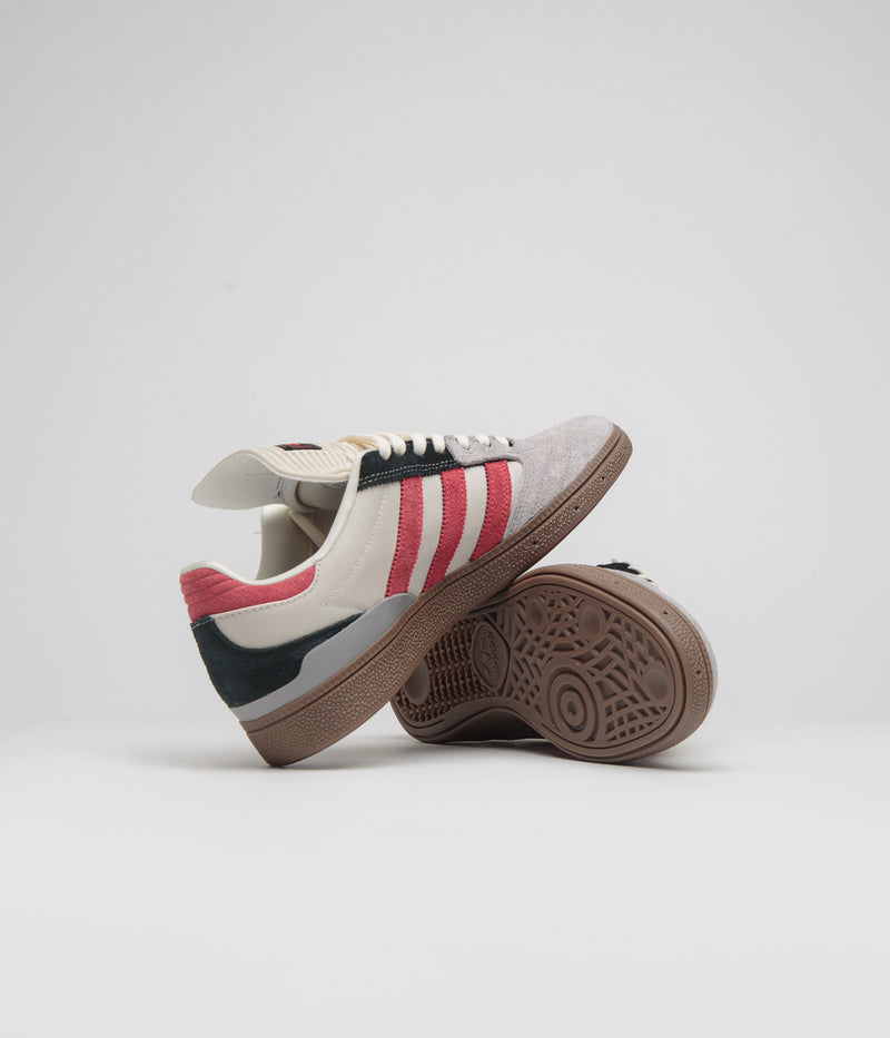Adidas Busenitz Shoes in Clear Brown and Better Scarlet / Gum5