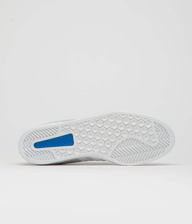 Adidas Campus ADV Shoes in Grey Two and FTWR White / Gold Metallic