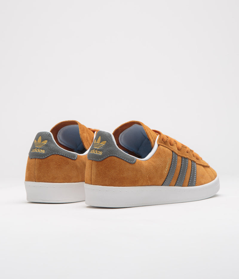 Adidas Campus ADV Shoes in Rustic Orange and Grey Four / FTWR White