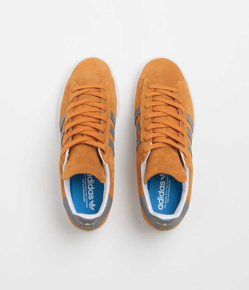 Adidas Campus ADV Shoes in Rustic Orange and Grey Four / FTWR White