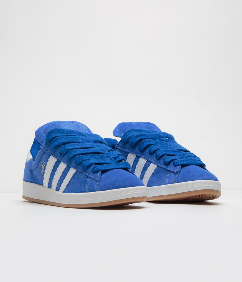 Adidas Campus ADV Shoes in Team Royal Blue and FTWR White / Gold Metallic