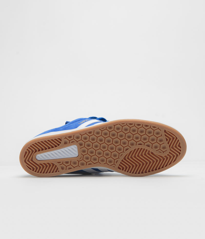 Adidas Campus ADV Shoes in Team Royal Blue and FTWR White / Gold Metallic