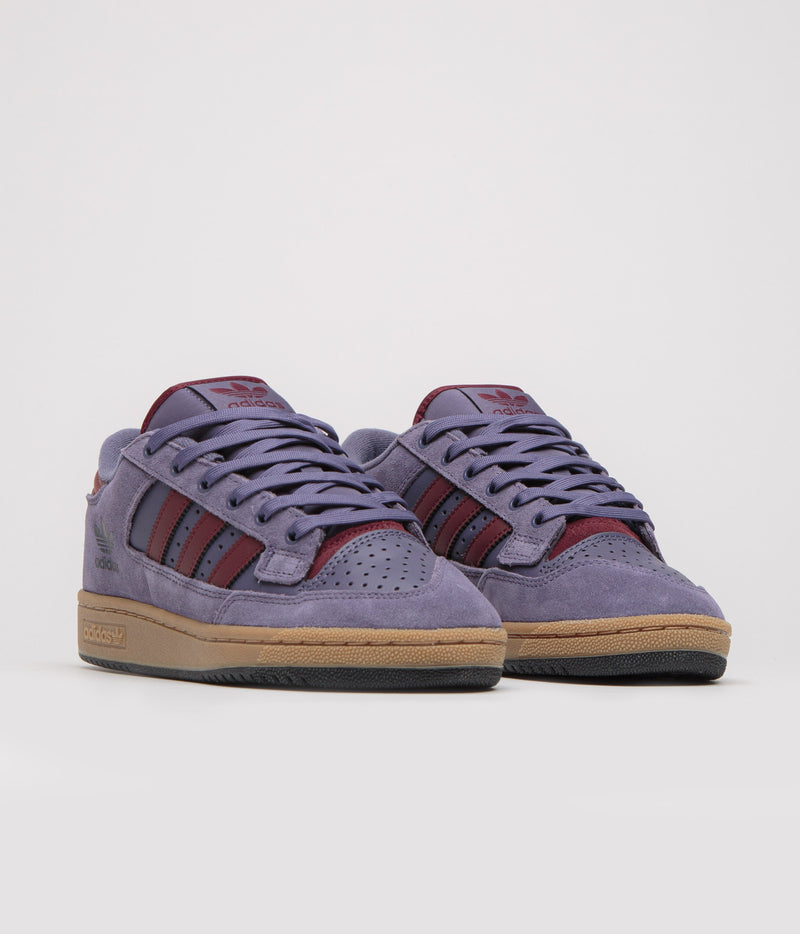 Adidas Centennial 85 Low ADV Shoes in Preloved Violet and Shadow Red / Gum4