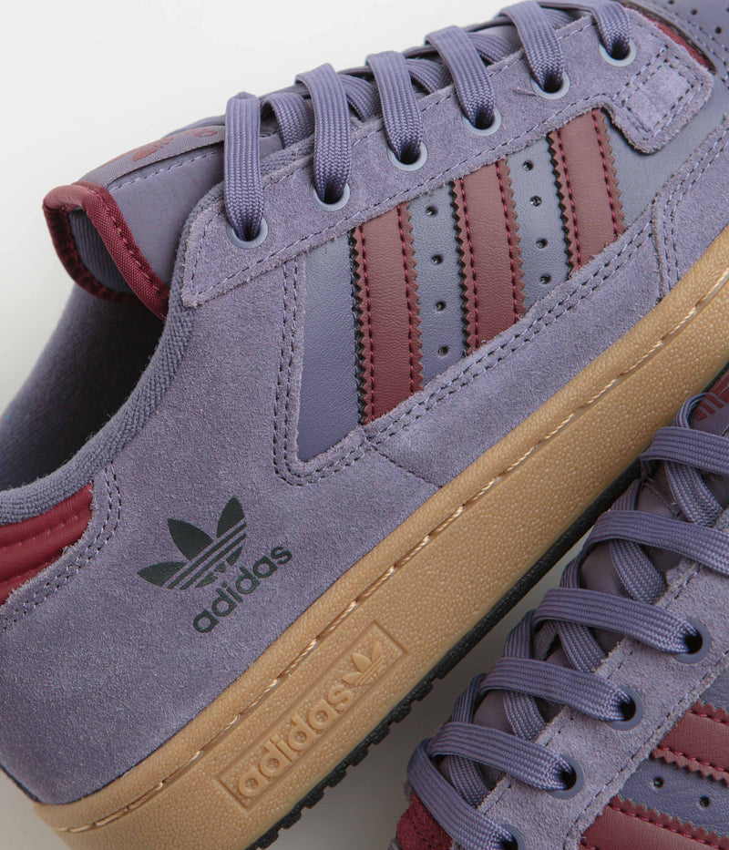Adidas Centennial 85 Low ADV Shoes in Preloved Violet and Shadow Red / Gum4