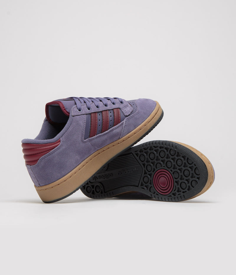 Adidas Centennial 85 Low ADV Shoes in Preloved Violet and Shadow Red / Gum4