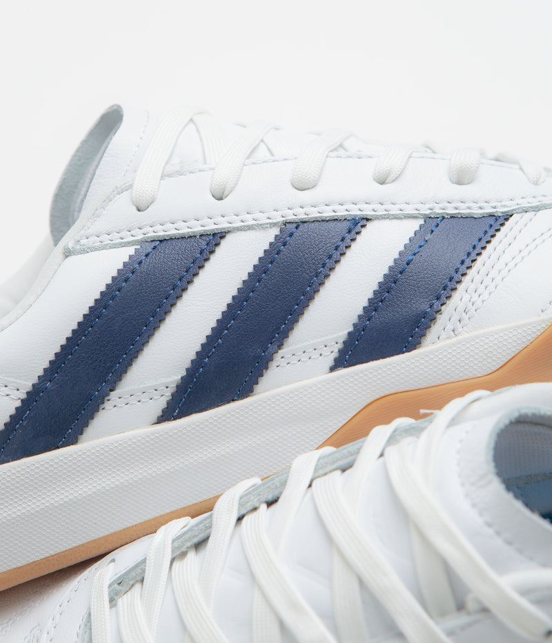 Adidas Copa Premiere Shoes in FTWR White and Dark Blue / Gum 3