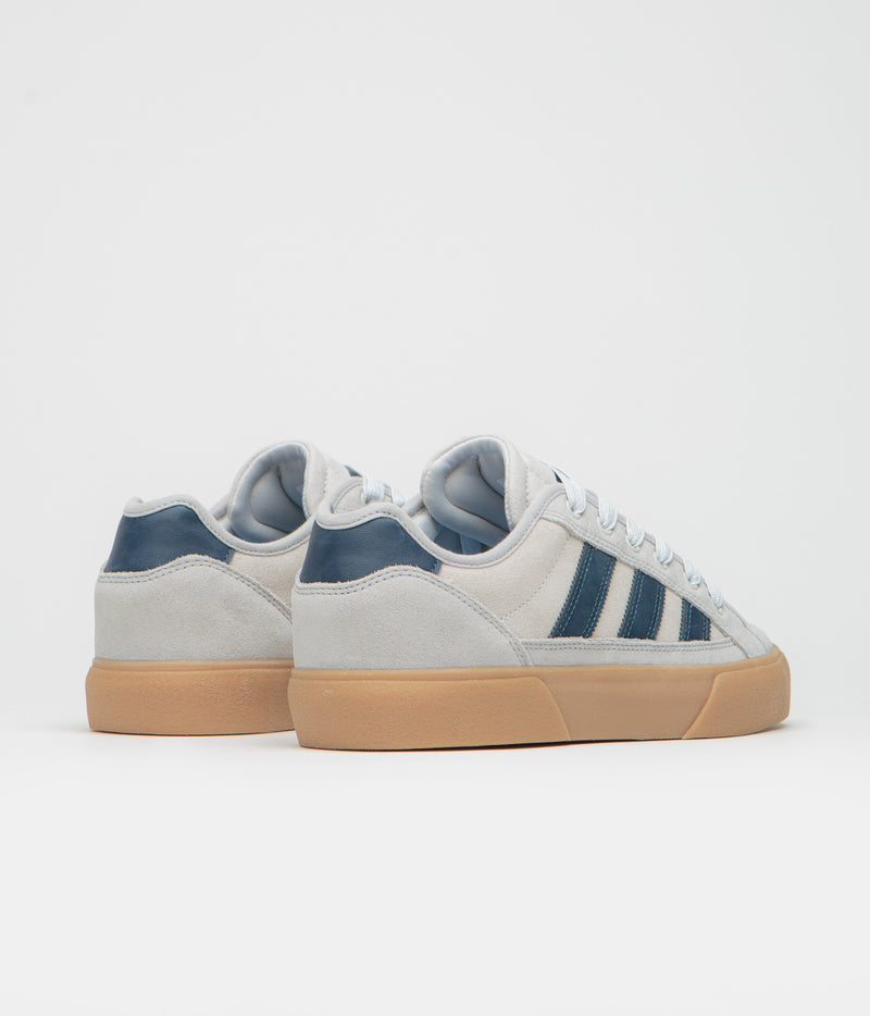 Adidas Court TNS Premiere Shoes in Grey Two and Collegiate Navy / Gum 3