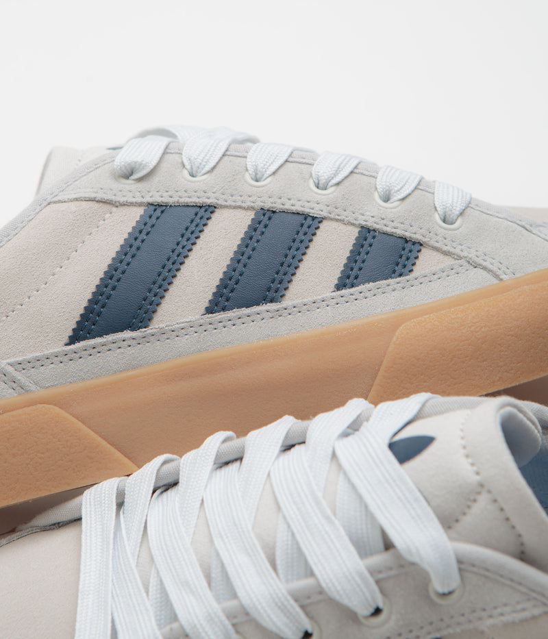 Adidas Court TNS Premiere Shoes in Grey Two and Collegiate Navy / Gum 3