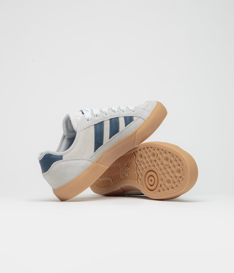 Adidas Court TNS Premiere Shoes in Grey Two and Collegiate Navy / Gum 3