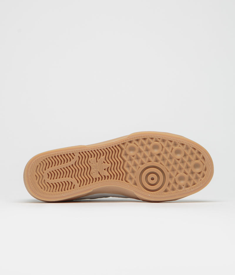 Adidas Court TNS Premiere Shoes in Grey Two and Collegiate Navy / Gum 3