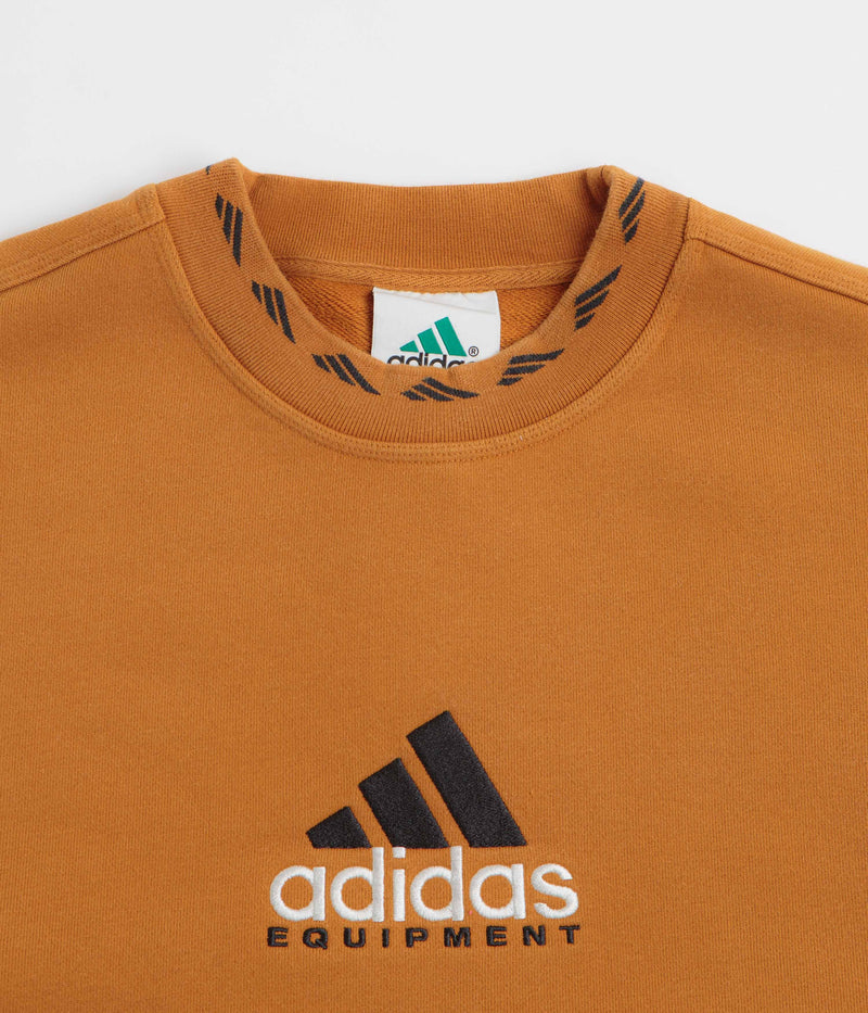 Adidas EQT Washed Crewneck Sweatshirt in Craft Ochre