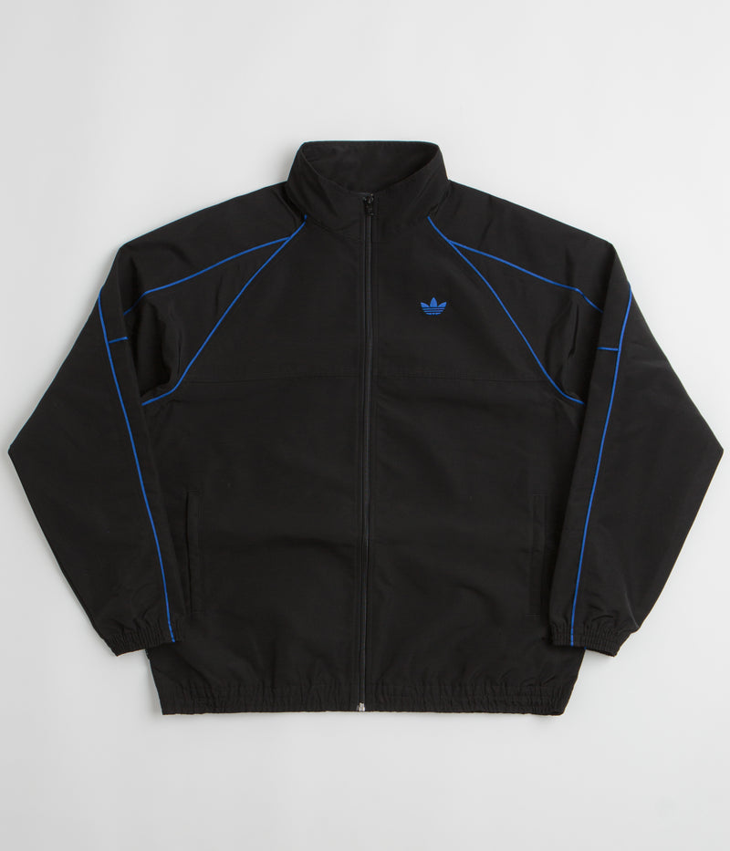 Adidas Gazelle Premiere Track Jacket in Black and White / Team Royal Blue