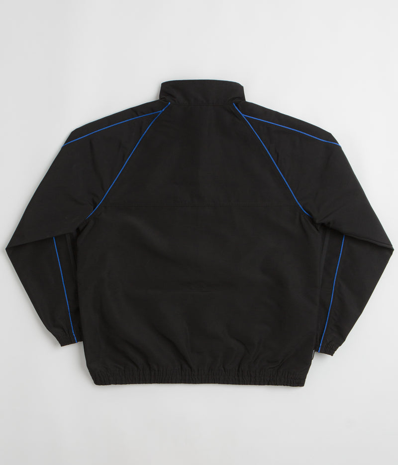 Adidas Gazelle Premiere Track Jacket in Black and White / Team Royal Blue
