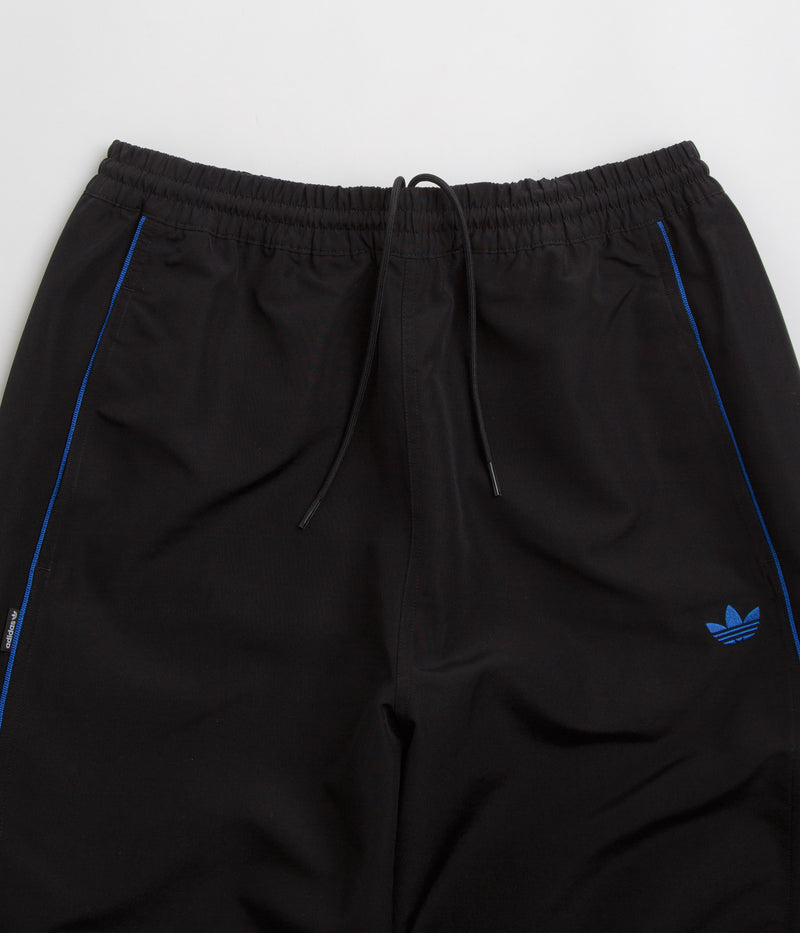 Adidas Gazelle Premiere Track Pants in Black and White / Team Royal Blue