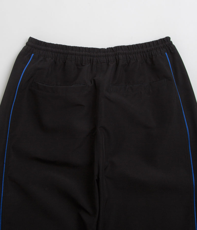 Adidas Gazelle Premiere Track Pants in Black and White / Team Royal Blue