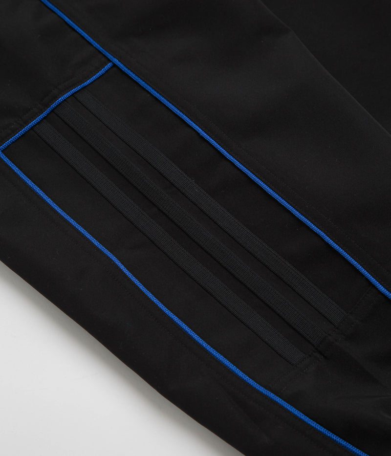 Adidas Gazelle Premiere Track Pants in Black and White / Team Royal Blue