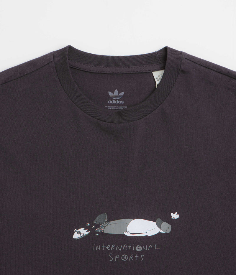 Adidas Henry Jones Defeat T-Shirt in Aurora Black
