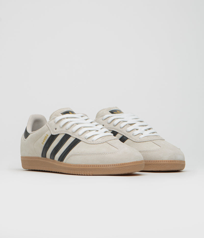 Adidas Samba ADV Shoes in Alumina and Core Black / Gum4