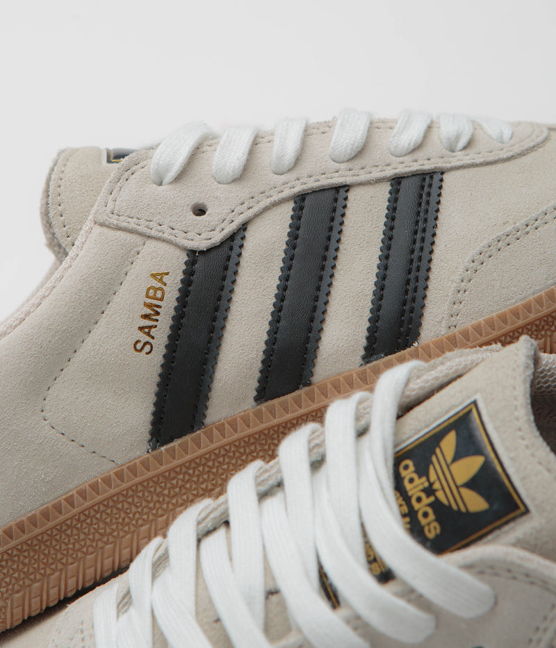 Adidas Samba ADV Shoes in Alumina and Core Black / Gum4