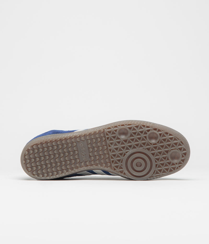 Adidas Samba ADV Shoes in Dark Blue and Grey One / Gum5