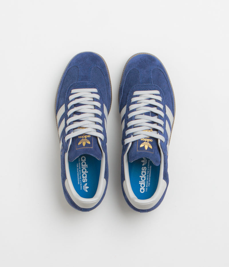 Adidas Samba ADV Shoes in Dark Blue and Grey One / Gum5
